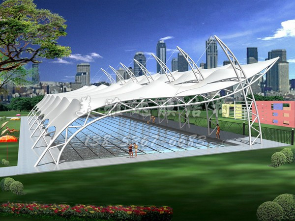 游泳池罩棚膜結構