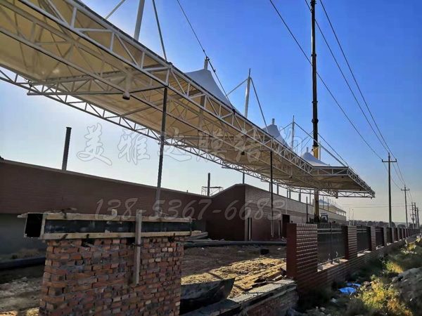 東營中學(xué)看臺(tái)膜結(jié)構(gòu)