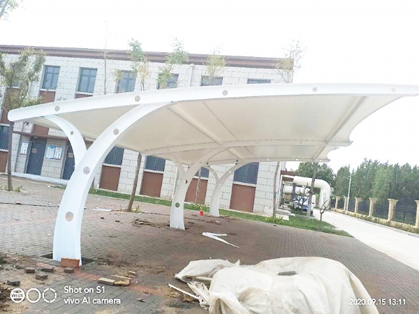 淄博熱力車棚膜結(jié)構(gòu)