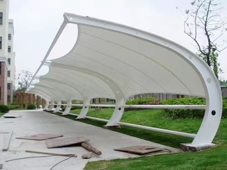 山東膜結構車棚制作廠家